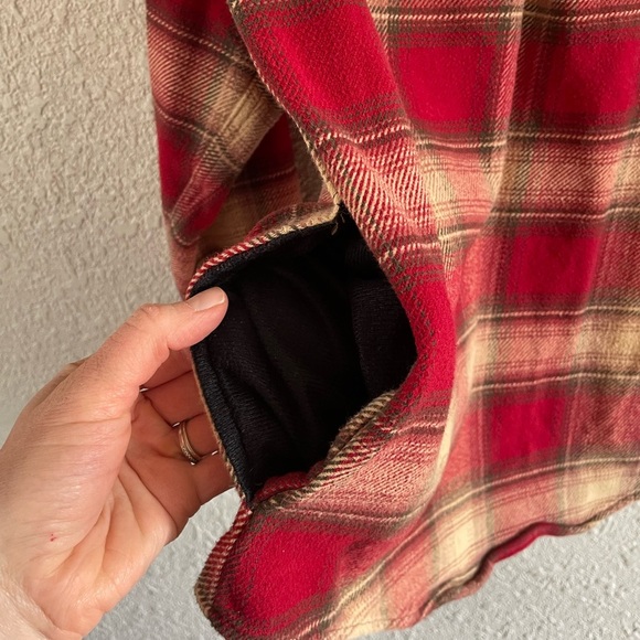 Orvis Plaid Red Flannel Shavket - Picture 7 of 9